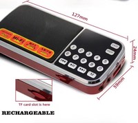 Radio portable L-088am AM/FM, lecteur MP3 Gurbani, haut-parleurs USB portables, radio de poche, lecteur Coran – Meilleures ventes au Canada et en Inde