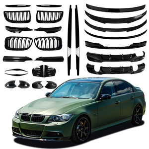 Les accessoires extérieurs E90 comprennent un couvercle de rétroviseur avant séparateur de lèvre grille aileron de diffuseur arrière pour <span class=keywords><strong>BMW</strong></span> série 3 E90 2005-2012 - Product Image 1