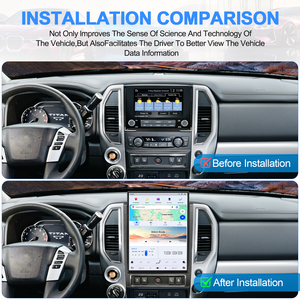 Système de navigation automobile Android avec écran 15,6 pouces, GPS automatique pour Nissan Titan 2020-2025, lecteur BT 8+128 Go - Product Image 2