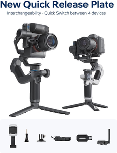 Estabilizador de cardán de 3 ejes todo en uno <span class=keywords><strong>Feiyu</strong></span> Scorp Mini 2 para cámaras DSLR y sin espejo - Product Image 6