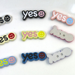 Colorful Smiley Face Plastic DIY Jewelry Accessories For Hair <b>Clips</b> Phone Cases Shoe Buckles Multifunctional Cartoon Resin - Product Image 1