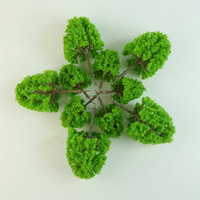 Arbre modèle d'architecture à échelle artificielle en plastique de 4.5cm-13cm pour la disposition du train Diorama ferroviaire
