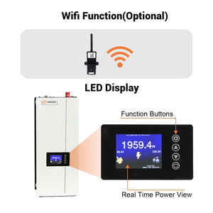 อินเวอร์เตอร์กังหันลมแบบเชื่อมต่อกริด 1kW 2kW คลื่นไซน์บริสุทธิ์ พร้อมโหลดดัมพ์  ระบบพลังงานลมจากคลังสินค้าจีน - Product Image 3