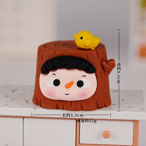 Decorazioni Creative in Resina, Statuette di Personaggi Anime Carini, Ornamenti da Scrivania Trendy per Esposizioni, Scatole a Sorpresa Dipinte - Product Image 5