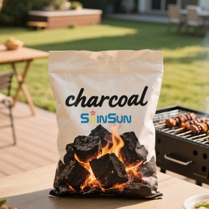 Customized 5kg 10kg 2kg 2.5kg 1.5kg Outdoor <b>Bbq</b> Lump <b>Coal</b> Packaging Recycling Charcoal <b>Bags</b> With LOGO - Product Image 3