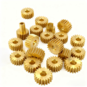 Premium Maßgefertigte Messingzahnräder CNC-Bearbeitungsdienste Metallverarbeitung Fräsen Prototyping Hardware-Ersatzteile Maschinenteile OEM - Product Image 3