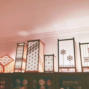 Đèn bàn thủ công Kumiko truyền thống Nhật Bản - Product Image 6