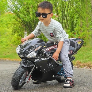 Mini moto de rue 49cc à essence haut de gamme, facile à conduire, <span class=keywords><strong>2</strong></span> temps, avec pneus durables de 10 pouces (Offre Spéciale) - Product Image 5