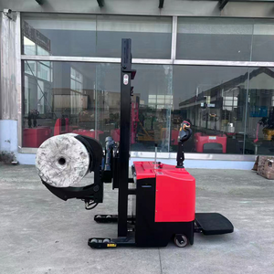 Equipo de manejo de rollos 1000kg Capacidad 2,5 m Altura de elevación <span class=keywords><strong>Material</strong></span> Elevador de rollos Apilador eléctrico con abrazadera de rollo de papel - Product Image 3