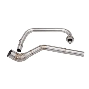 MGOD Nuevo Sistema Completo de Escape con Colector para Motocicleta Suzuki GSX-R150/GSXR 125/150, Silenciador de Reequipamiento/Actualización, Tubo Delantero de Carbono P113 - Product Image 2
