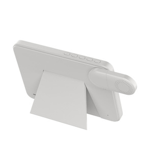 Chargeur sans fil multifonctionnel pliable 3 en 1 avec horloge et thermomètre, support de charge rapide à double bobine - Product Image 5