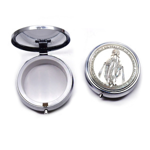 10*10*3cm catholique religieux vierge <span class=keywords><strong>marie</strong></span> boîte-cadeau pour chapelet chaîne collier emballage - Product Image 5