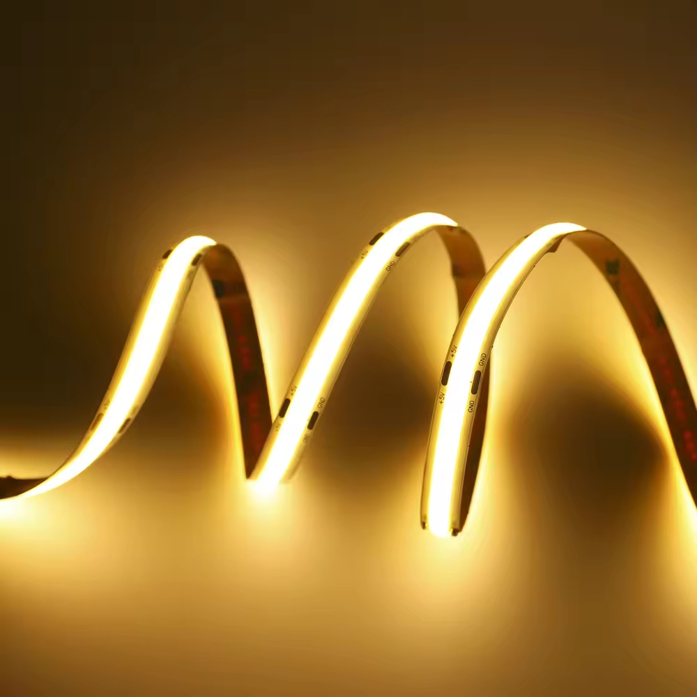 Monochrome Long Rope Lamp 5V Wall Adhesive Ceiling Corridor Bedside Table Lighting LED 300D 8W ultra Bright Cob Strip Light · image 6