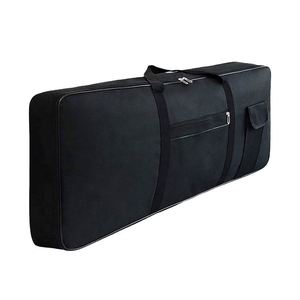กระเป๋าใส่คีย์บอร์ดแบบมีแผ่นรองรับ รุ่น Black Basics สำหรับเปียโนอิเล็กทรอนิกส์แบบพกพา 61 คีย์ จากโรงงานมาตรฐาน BSCI - Product Image 1