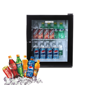 Hete Verkoop Groothandel <span class=keywords><strong>40</strong></span> Liter Vriezer Drankkoeler Aanrecht Vorstvrij Afsluitbare Glazen Deur <span class=keywords><strong>Mini</strong></span> Koelkast - Product Image 4