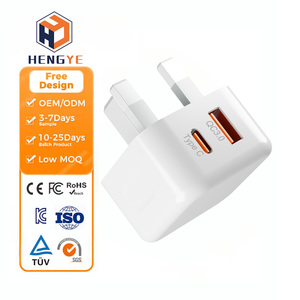EU Anh Chúng Tôi Cắm Máy Tính Để Bàn 2 Cổng Loại C USB Một Nhanh Chóng Sạc Điện Thoại Di Động Máy Tính Xách Tay Máy Tính Bảng 20W Cung Cấp Điện Adapter Sạc - Product Image 1