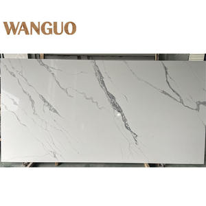 रसोई काउंटरटॉप सफेद ग्रे क्वार्ट्ज रसोई काउंटरटॉप 20 मिमी क्वार्ट्ज पत्थर स्लैब के साथ - Product Image 2