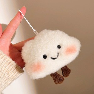 CHENXI Porte-clés pendentif nuage en peluche créatif, léger et mignon, petit cadeau pour accessoires de vêtements et sacs - Product Image 6
