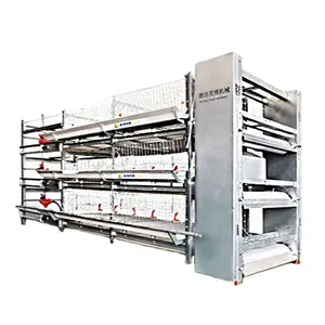 High Quality Automatic H type layer rearing system Egg Poultry Farms Battery Layer Chicken Cages