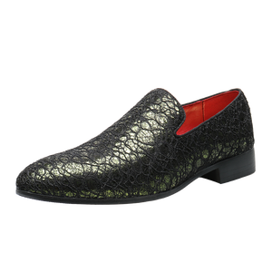 Zapatos Oxford Formales de Cuero Oscuro para Hombre, Zapatos de Vestir con Cordones y Puntera de Piel de Cocodrilo, Mocasines Hechos a Mano para Hombre - Product Image 6