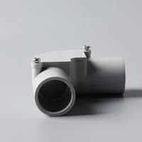 Raccord de conduit en PVC conforme à la norme AS/NZS2053, coude à 90 degrés de 20 mm pour l'électricité