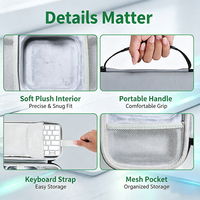 Étui de protection portable en EVA rigide antivol et anti-poussière avec fermeture éclair pour Apple Mac Mini M4/M4 Pro, résistant aux chocs et à l'eau