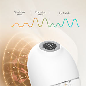 Hands Free Electric Breast Milk Extractor Bomba Máquina Mãe Leite Bomba de vácuo sem fio com App Control - Product Image 4