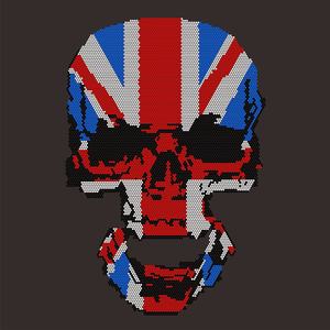 <strong>UK</strong> Flag Bling Rhinestone Custom Glitter Heat <strong>Transfer</strong> Crystal Skull Rhinestone <strong>Iron</strong> <strong>on</strong> <strong>Transfers</strong> for Garment Accessories - Product Image 1