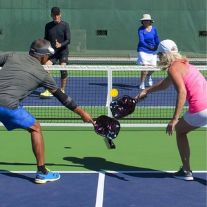Wholesale Portable 10FT Heavy Duty 16mm Durable Pickleball <b>Net</b> Set Adjustable Posts Netting <b>Rebounder</b> Launcher Practice Training - Product Image 6