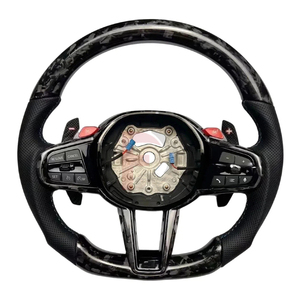 Volante in Pelle Vibrante Personalizzato Serie G per <span class=keywords><strong>BMW</strong></span> <span class=keywords><strong>X3</strong></span> X4 X5 X6 X7 <span class=keywords><strong>G01</strong></span> G02 G05 G06 G07 G29 G26 G08 G70 G87 G80 G82 G83 G90 - Product Image 5