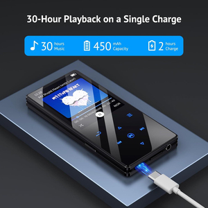 Reproductor MP3 de 1.8 Pulgadas Directo de Fábrica, BT 5.0, Radio FM, Libro Electrónico, Grabadora de Video, Compatible con Tarjeta TF de 64GB, Reproductor de Música Portátil - Product Image 2