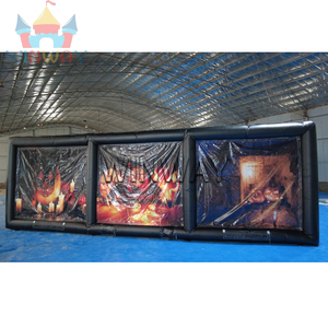 Thương mại cấp Halloween ma mê cung ngoài trời Inflatable Mê Cung trò chơi có thể tháo rời chủ đề có thể thay thế trò chơi bơm hơi nhà máy tùy chỉnh - Product Image 3