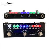 Pédale Multi-Effets Rechargeable Cuvave Cube pour Guitare Baby Metal avec Delay, Chorus, Phaser et Reverb
