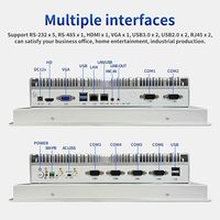 Ce PC industriel tout-en-un se connecte à divers appareils, y compris des capteurs, des imprimantes, des programmeurs PLC, une architecture silencieuse sans ventilateur