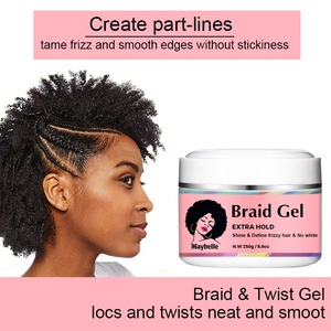 Private Label Custom Hair moulding <span class=keywords><strong>Gel</strong></span> Extra Edge Control <span class=keywords><strong>Gel</strong></span> <span class=keywords><strong>per</strong></span> intrecciare a tenuta forte No White 4c Hair Edge Control - Product Image 3