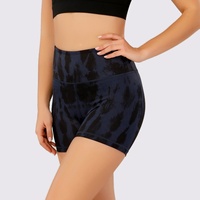 Logo personnalisé Vêtements de sport Compression Fitness Workout Short de sport à taille haute pour femmes