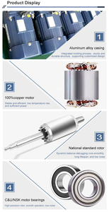 มอเตอร์เกียร์ AC 40W มอเตอร์เกียร์พร้อมการควบคุมความเร็ว - Product Image 4