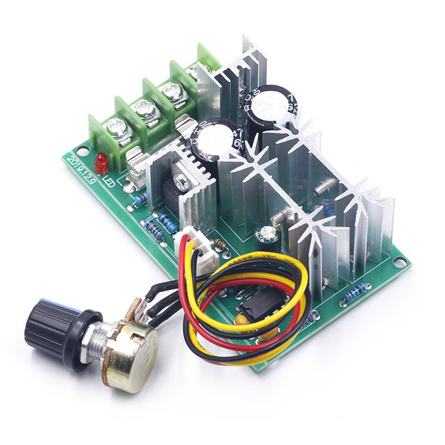 DC Motor Governor 12V 24V 36V 48V High Power Drive Module PWM Controller 20A Current Regulator