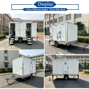 Bagno Mobile Portatile a 2 Postazioni con Asse Singolo, Impermeabile e di Alta Qualità, per Matrimoni, Festival ed Eventi all'Aperto - Product Image 2