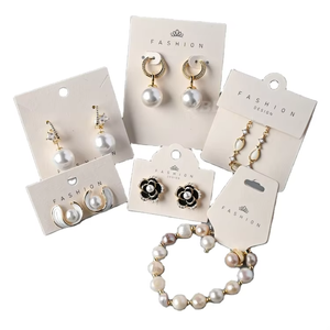 Tarjeta de Cartón para Pendientes de Diseño, Logotipo Personalizado, Embalaje de Joyería, Exhibición de Pendientes, Soporte de Papel para Tarjetas - Product Image 4