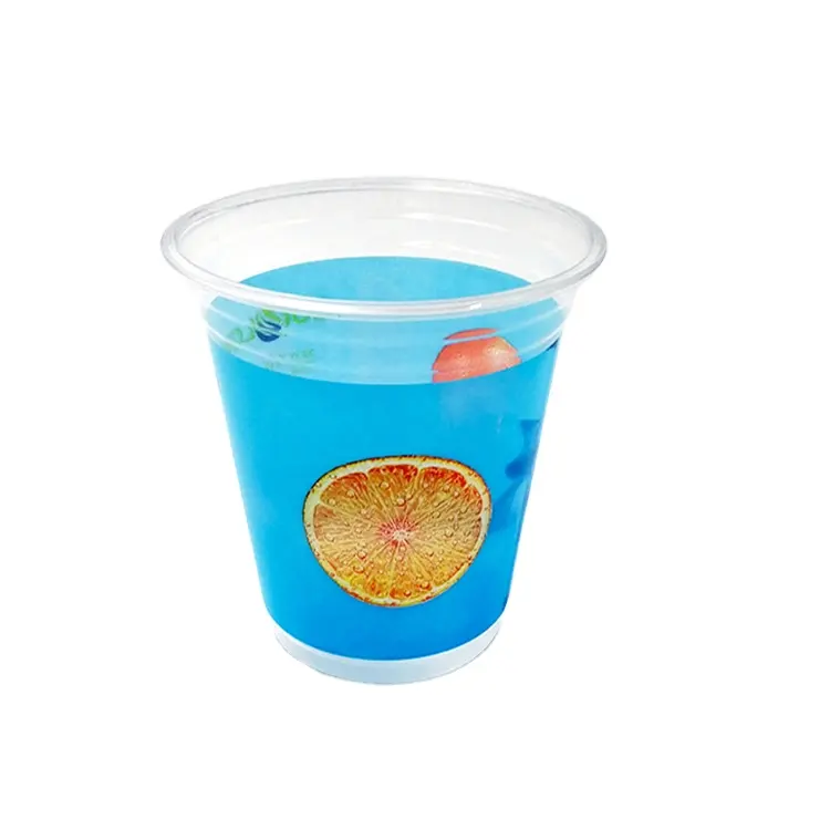 Buy Plastic Cups Disposable Printed PP PET PLA Plastic Drinking Cup