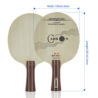 Lame de tennis de table professionnelle en carbone, plinthe de marque, raquette de tennis de table