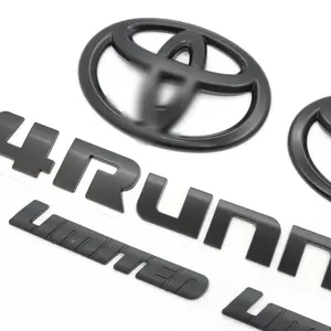 Stiker logo Emblem depan dan belakang mobil, stiker logo untuk Toyota 4 Runner2014-2019