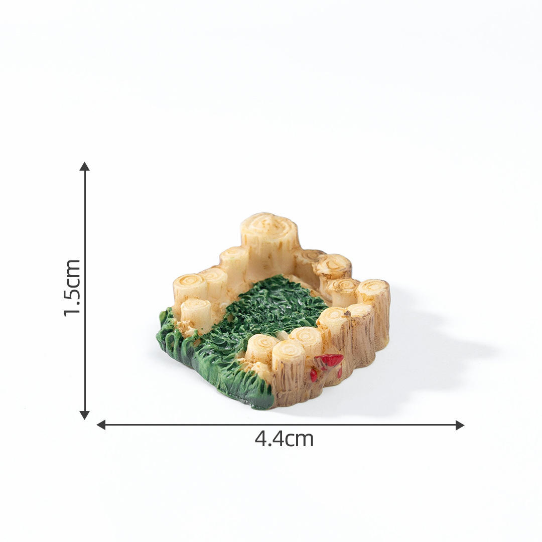 Pelouse de clôture en piquets