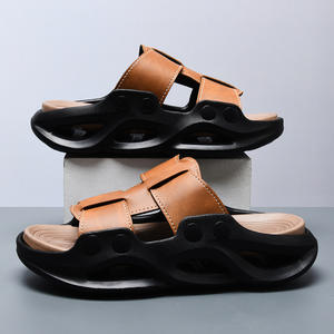 Sandalias de Verano 2025 para Hombre al por Mayor, Chanclas Abiertas, Sensación Nueva, Calzado Informal, Moderno, Antideslizante, Resistente al Desgaste, para Playa - Product Image 5