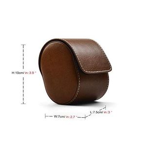 กล่องใส่นาฬิกา PU แบบมีโลโก้สั่งทำ กล่องเก็บนาฬิกาแบบม้วน กล่องบรรจุภัณฑ์นาฬิกาเดี่ยว กล่องใส่เครื่องประดับ - Product Image 2