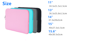 Housse de protection pour ordinateur portable avec logo personnalisé, doublure rembourrée, fermeture éclair, sac de transport pour ordinateur, compatible avec les cadeaux promotionnels - Product Image 2