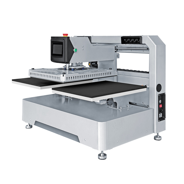 New 40x50 cm Electric Heat Press Machine Automatic Dual Use for T-Shirts and Plates with Flatbed Printer and LCD Control