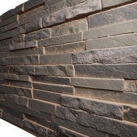 Revêtement mural en briques 3D en mousse PU NEU CRAFT, revêtement extérieur de luxe en faux briques pour façade commerciale