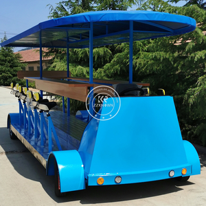2025 électrique avec pédale fête vélo <span class=keywords><strong>Pub</strong></span> électrique touristique bière vélo ville pédale Bus <span class=keywords><strong>Pub</strong></span> vélo - Product Image 1